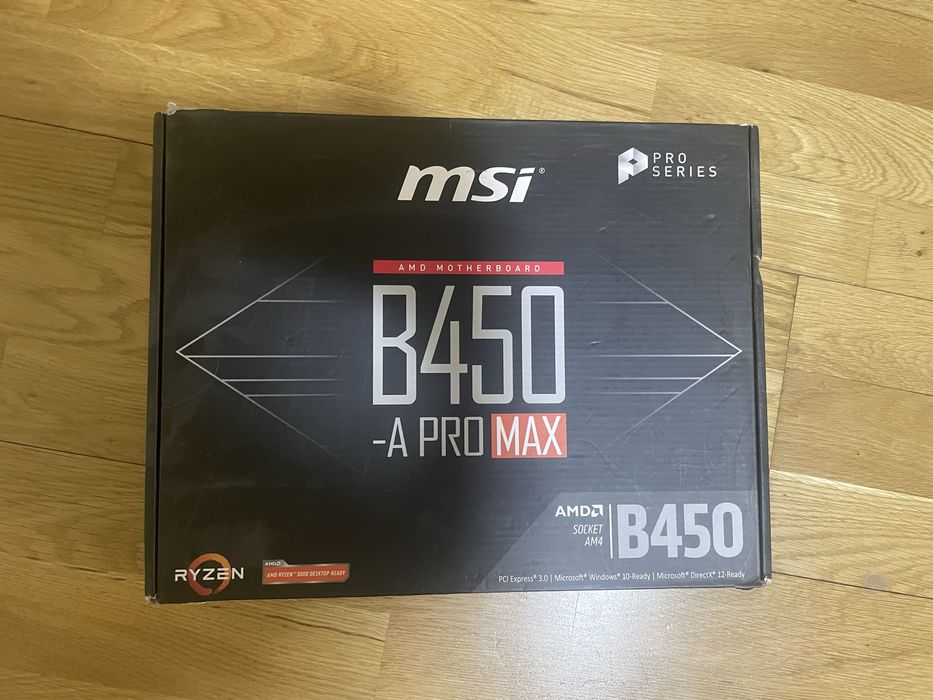 Материнська плата MSI B450 A PRO MAX