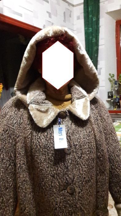 Пальто зимнее женское драповое новое 56 размера
