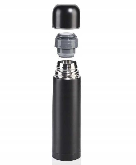 LIVARNO termos ze stali nierdzewnej 480 ml z kubkiem czarny