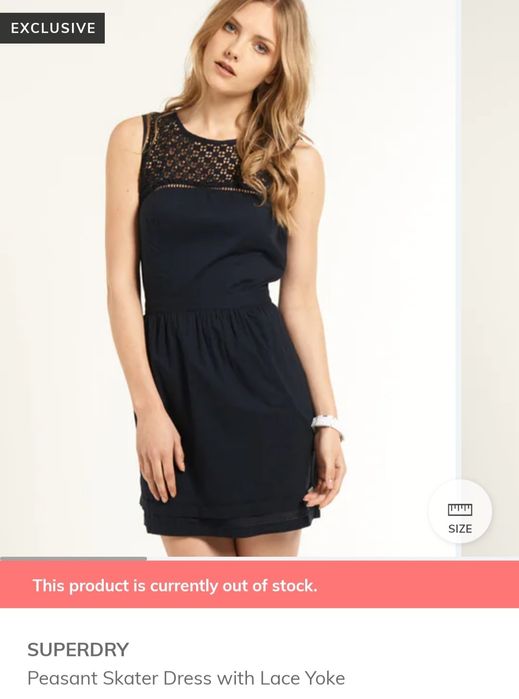 Biała letnia sukienka Superdry