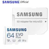 SAMSUNG EVO PLUS 64GB karta SD FHD V10 Premium 130Mb/s!!!