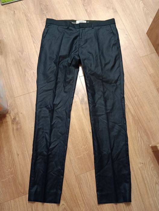 Spodnie męskie eleganckie Topman 34R pas 86