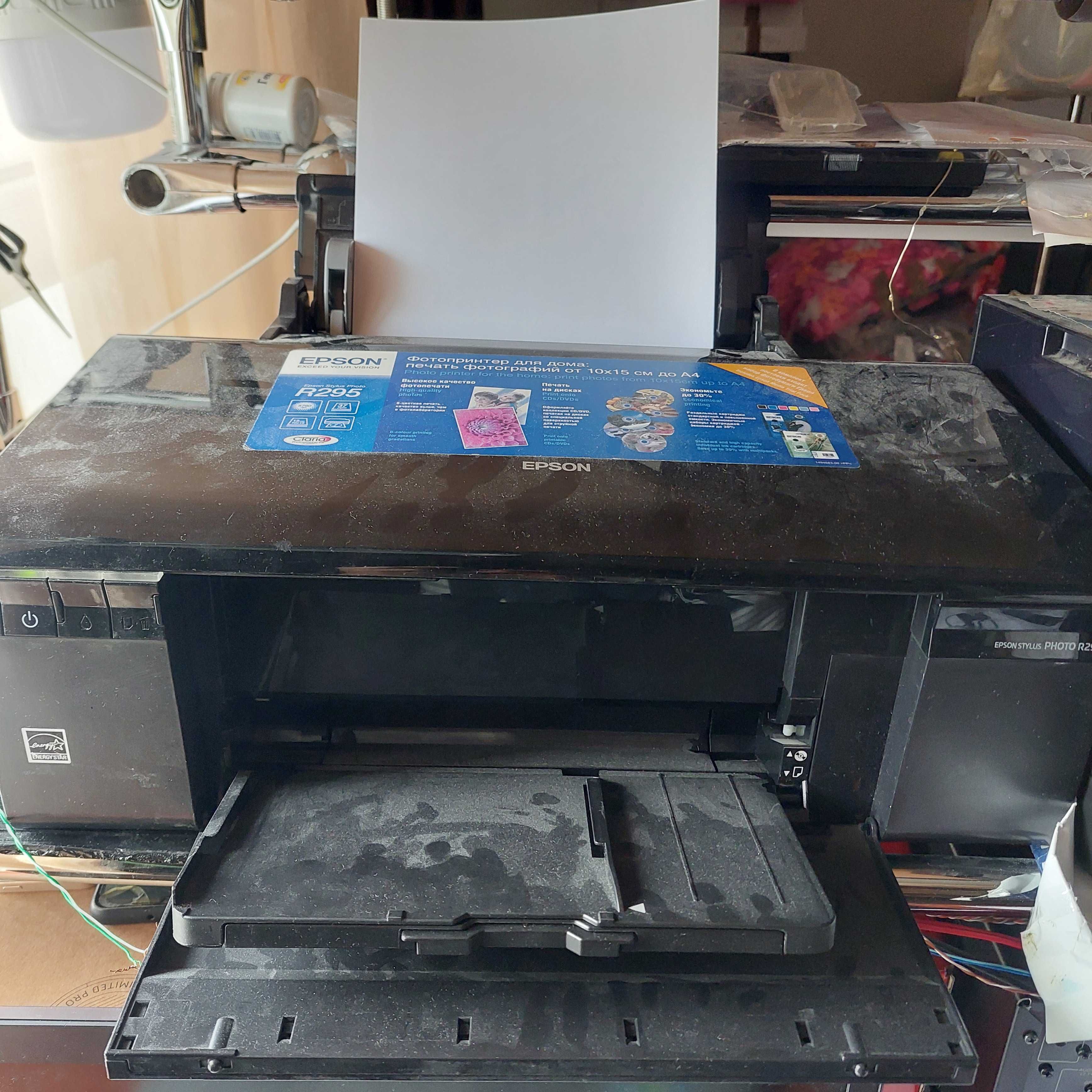 Струйний принтер Epson R290 з з перезаправними картриджами