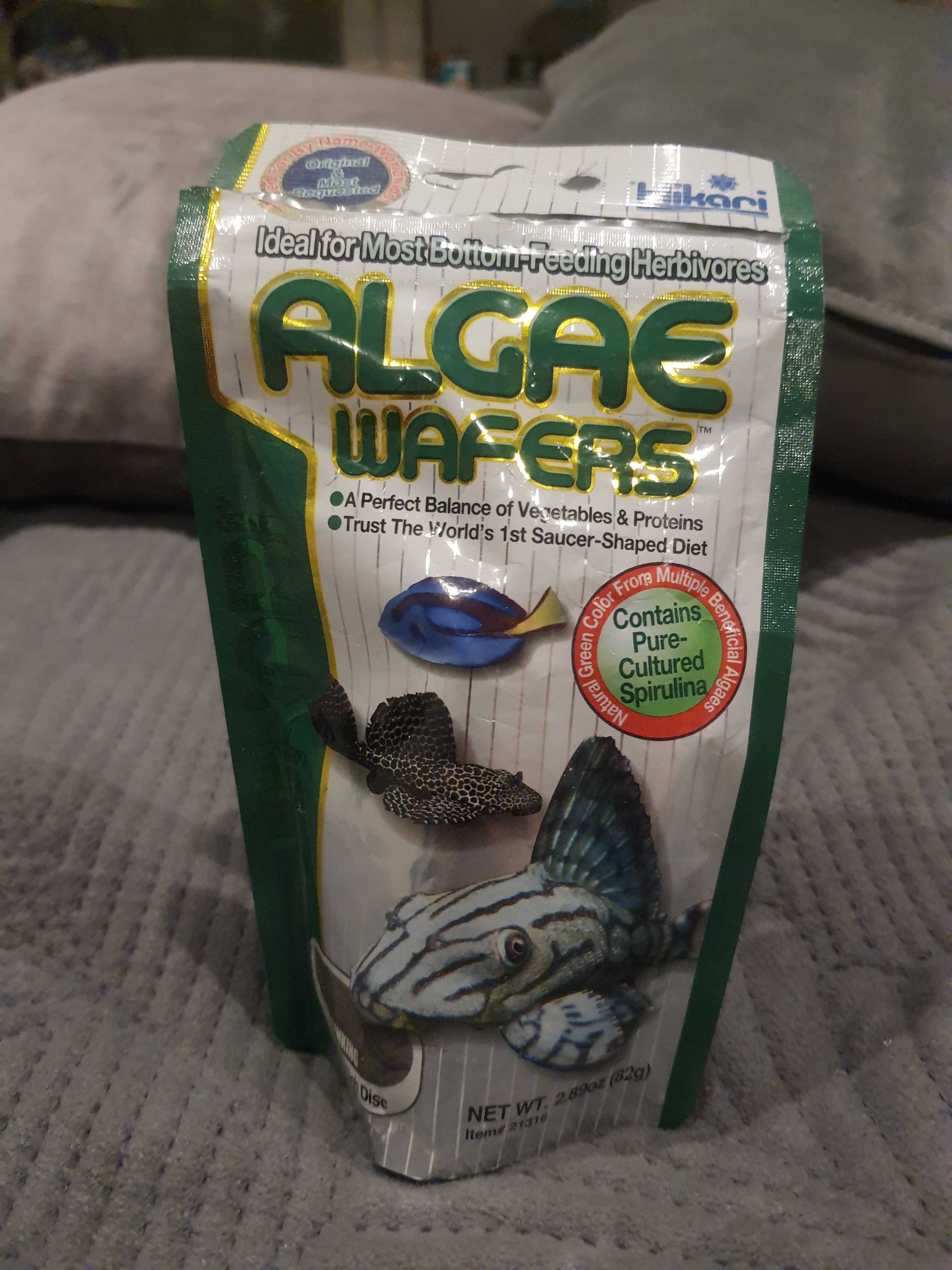 pokarm dla rybek alge wafers