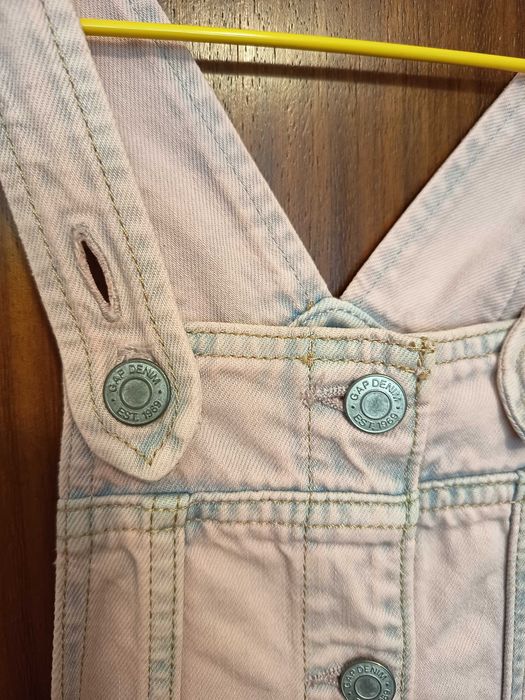 Macacão ganga saia menina GAP - 6/7 anos - em excelente estado