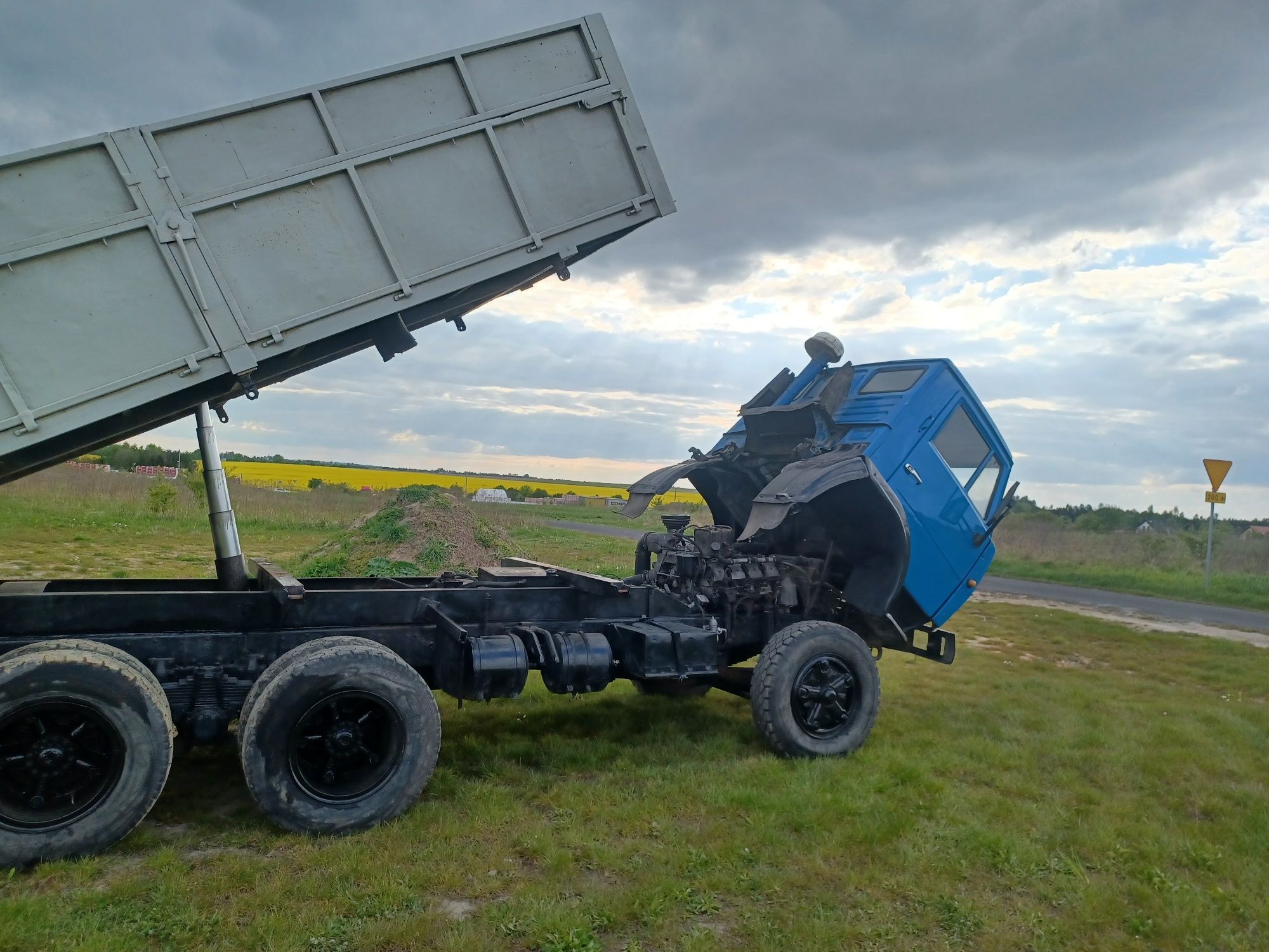 Kamaz 55111 wywrotka na 3 strony