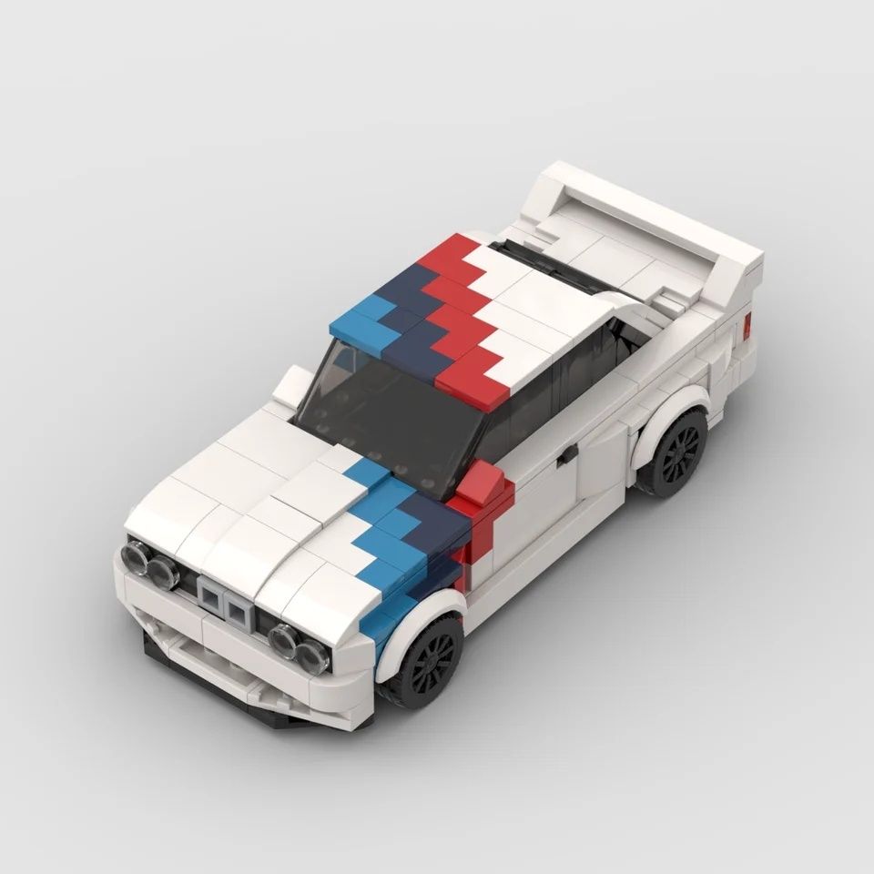 MOC Lego BMW M3 E30 455 sztuk wyścigi samochód sportowy pojazd
