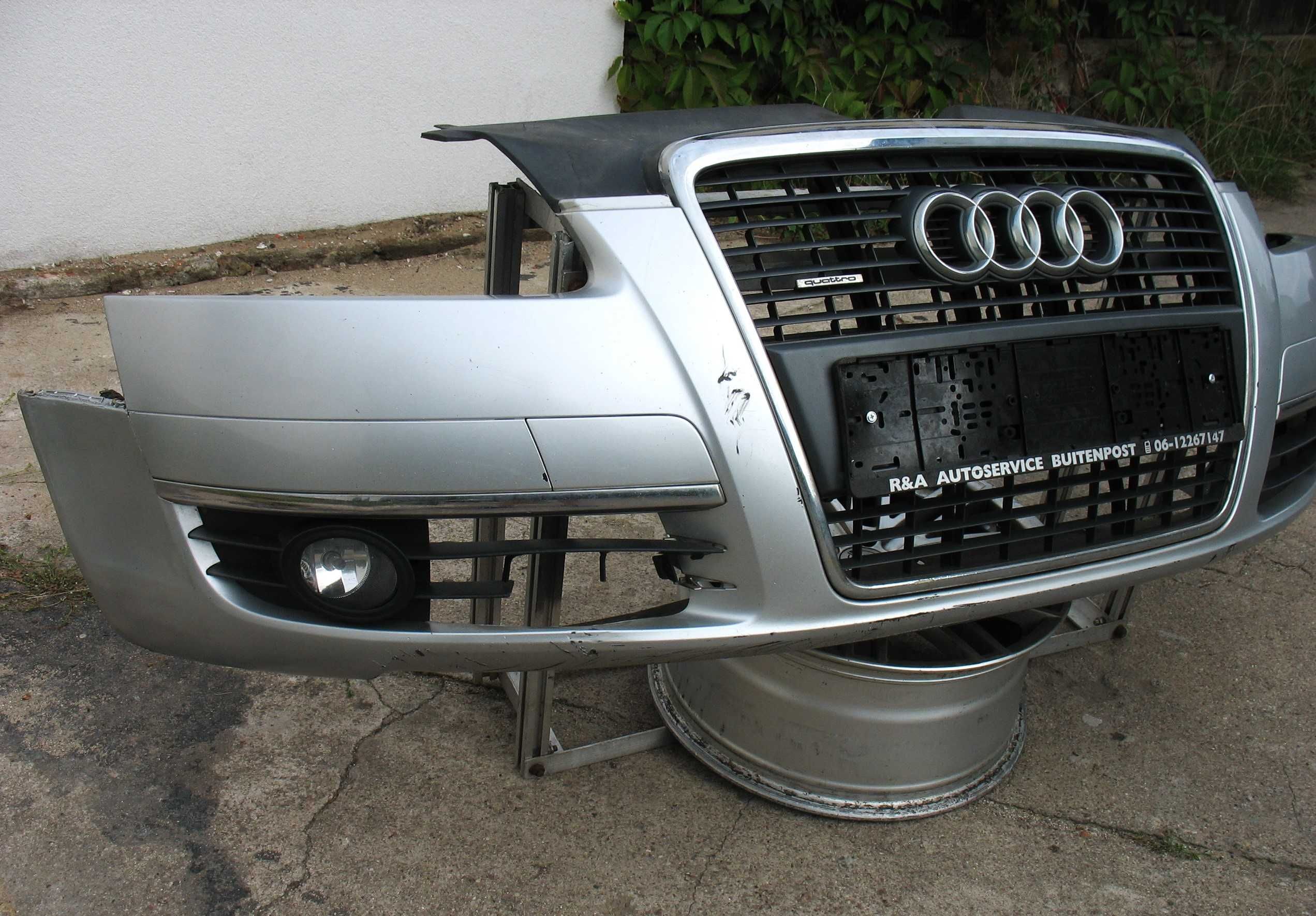 Audi A6 C6 zderzak przód LY7W opis