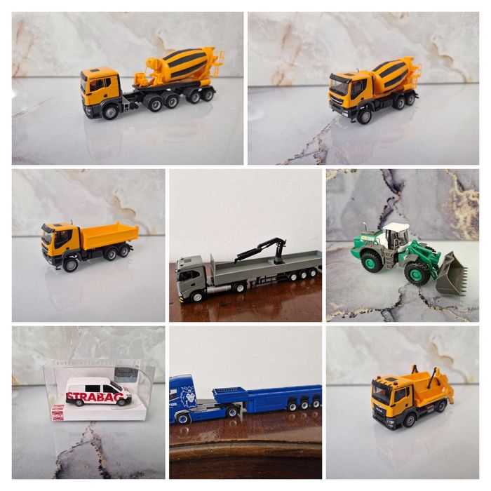 Modele skala  1:87 Budowlane Herpa