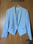 Blazer cintado azul bebe