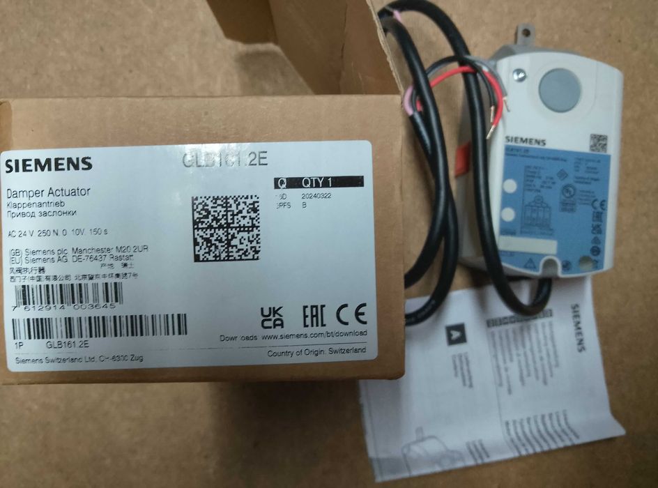Siłownik Siemens glb161.2e