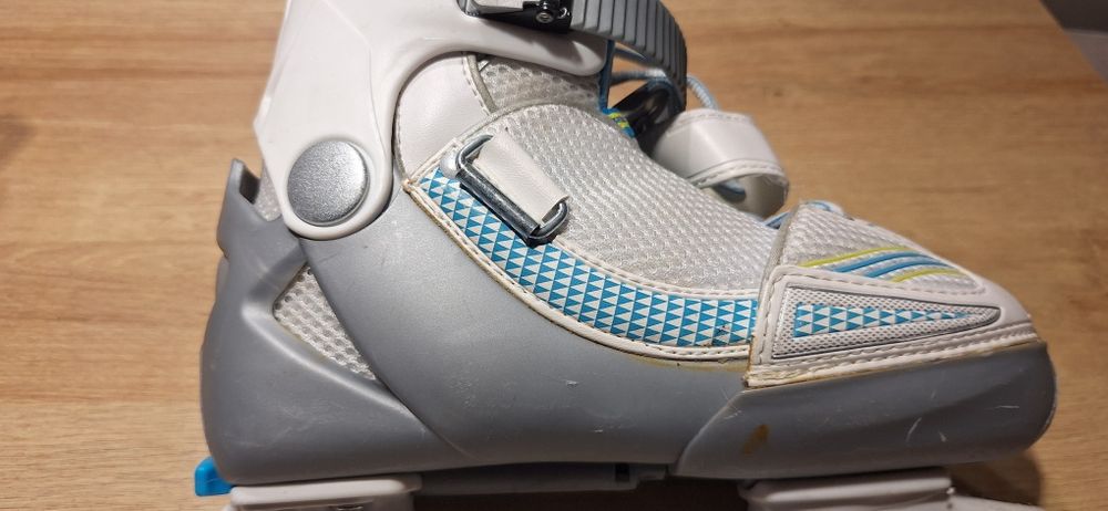 Lyzwy dzieciecie regulowane 32-35 Fila X One Ice White