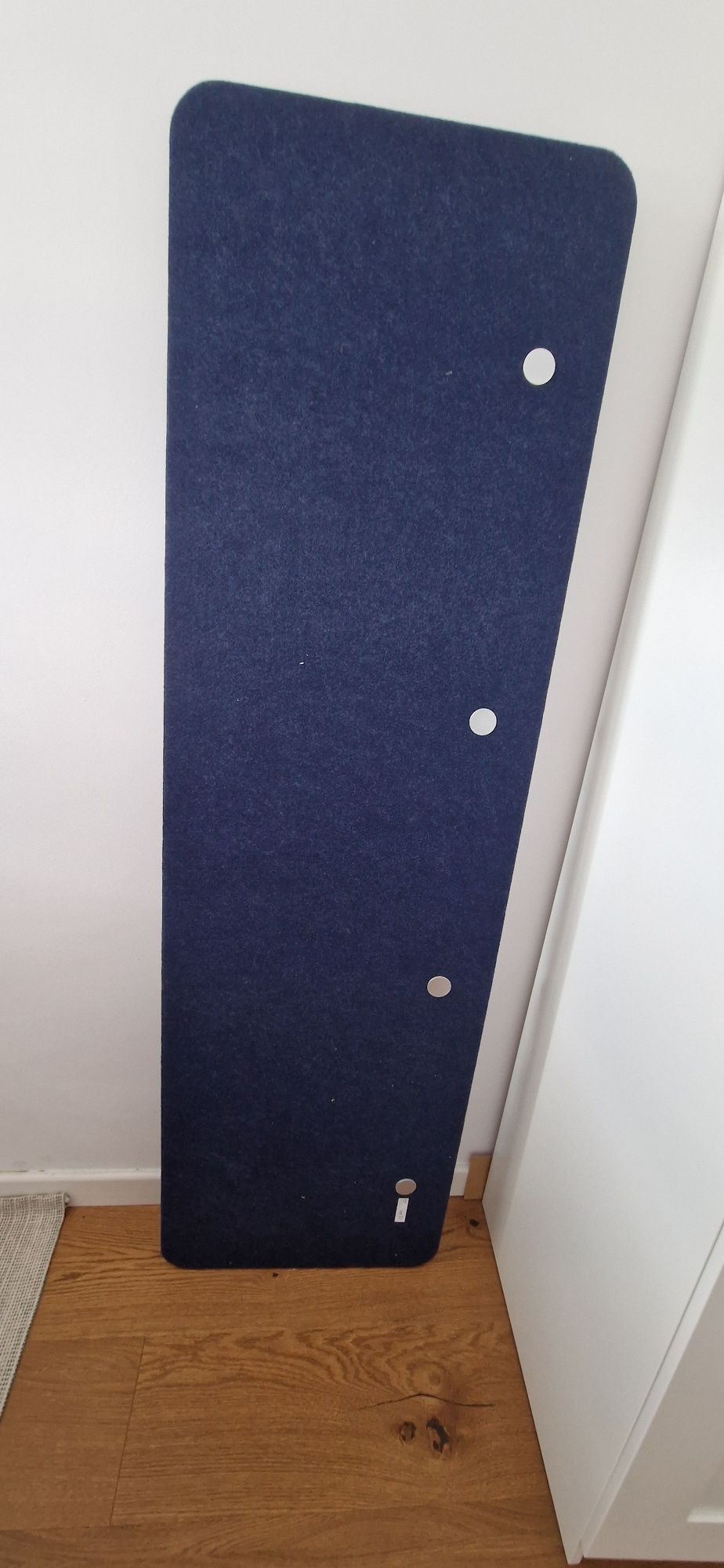 IKEA EILIF Ścianka do biurka granatowa 160x48 cm przegroda ekran