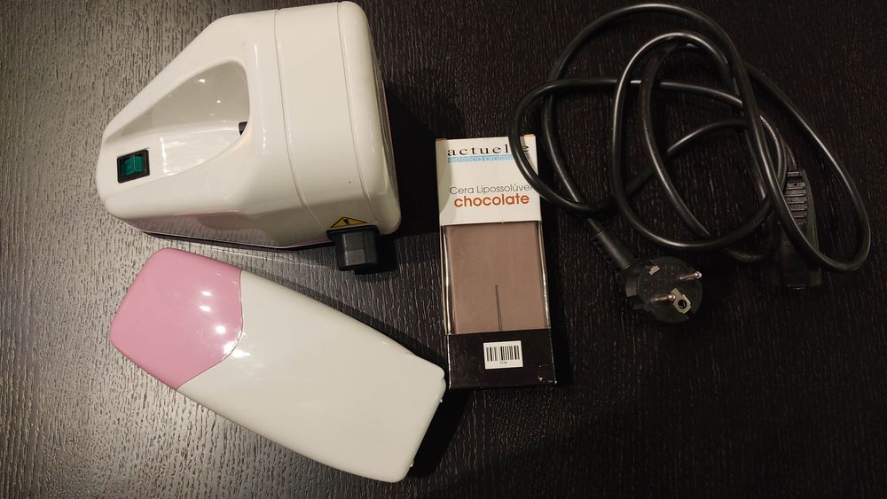 Prática máquina de cera a quente e oferta barra excelente estado