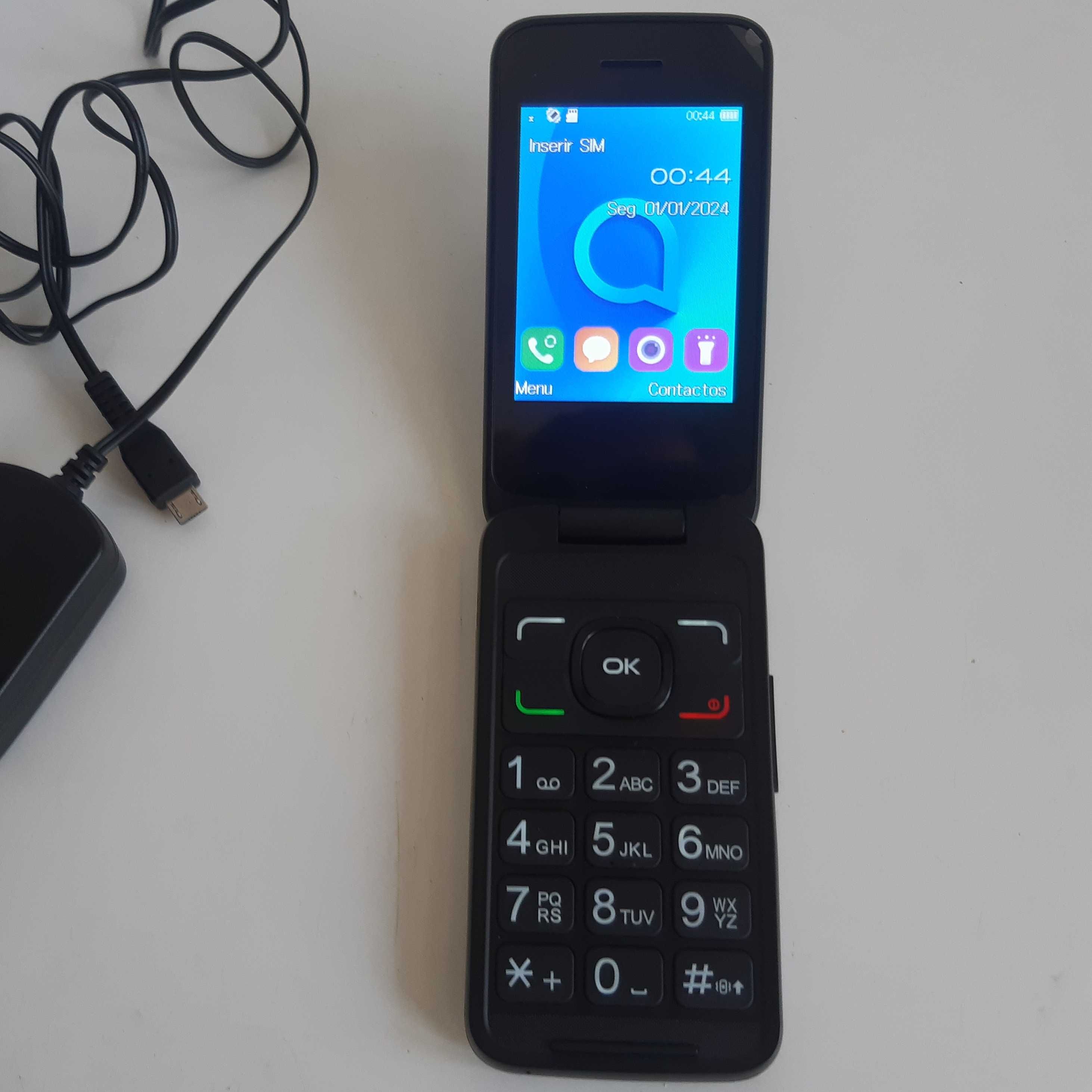 Telemóvel Alcatel 3025X Teclas Grandes Vodafone Como Novo