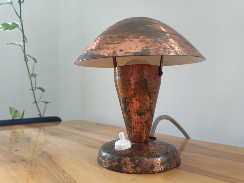 Stara lampka nocna, grzybek / Napako, Elektrosvit, Josef Hurka, antyk
