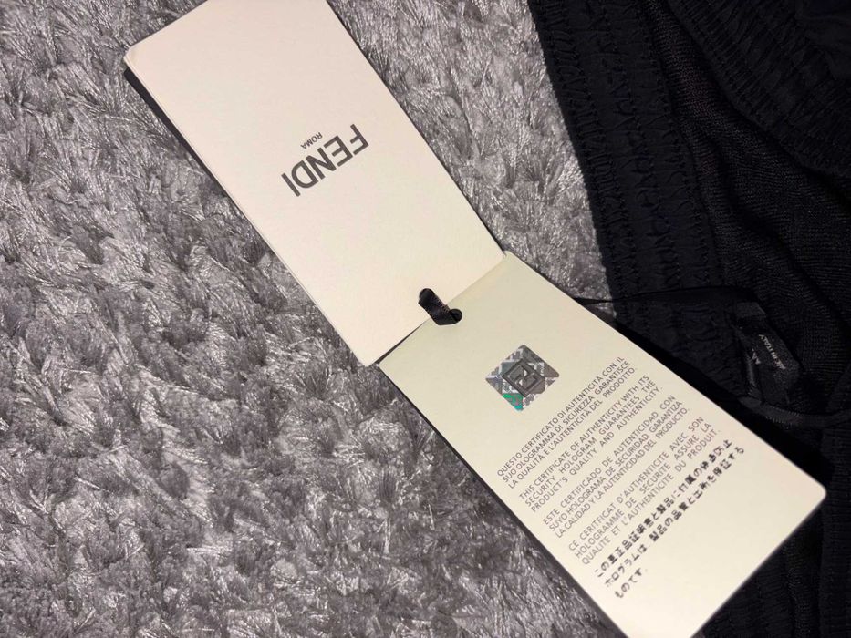 Calções praia Fendi reativos pretos (M)