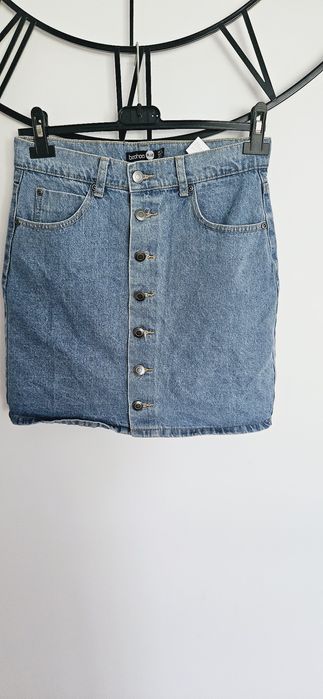 Spodniczka jeansowa rozpinana