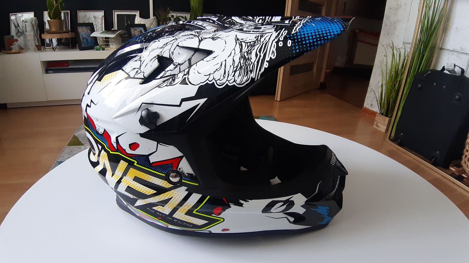 Kask O'NEAL BACKFLIP Villain white junior MTB