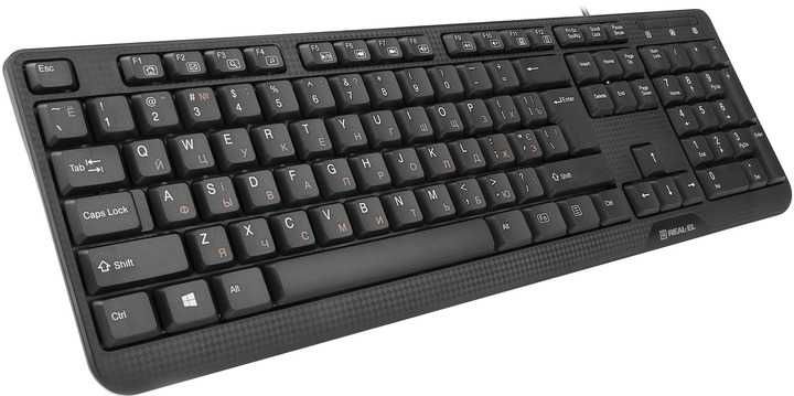 Клавіатура REAL-EL 500 Standard USB Black