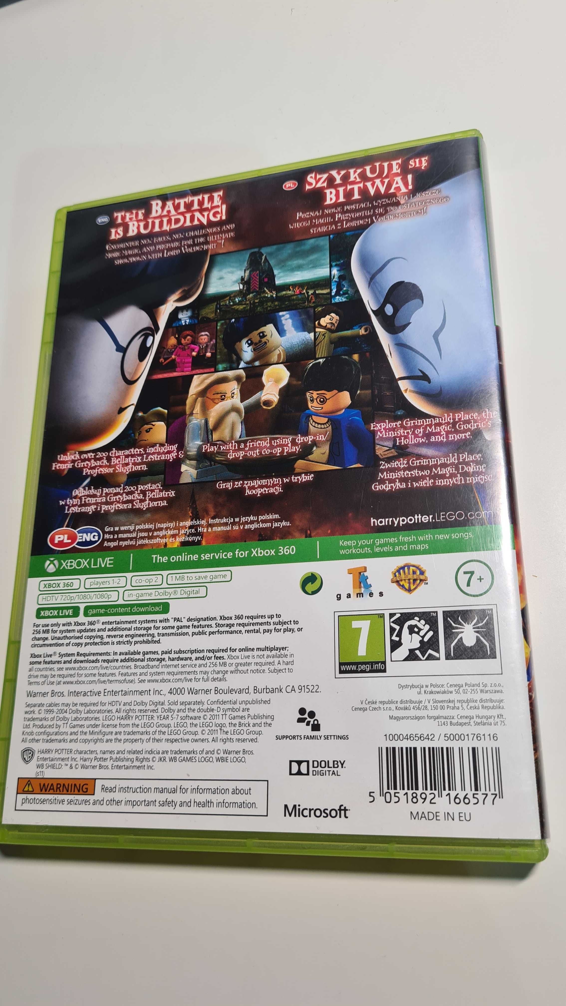 LEGO Harry Potter Years 5-7 (Lata 5-7) PL Xbox 360 Classics stan bdb