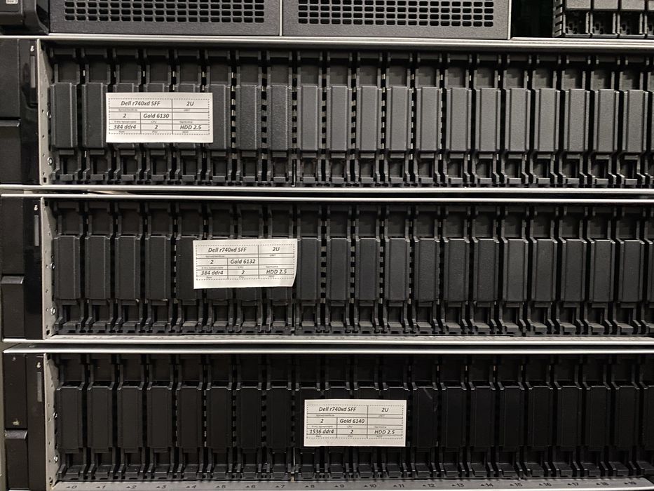 Сервер Dell PowerEdge R740XD (Gold 6138,384gb,PERC H740P) БЕЗГОТІВКА