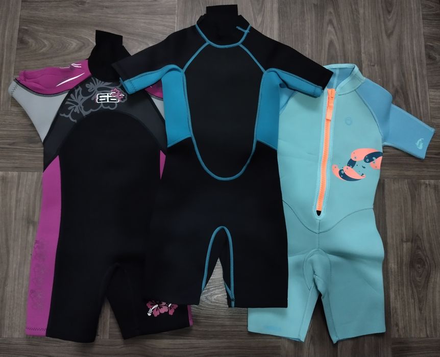 Неопреновые гидрокостюмы для детей и подростков от 1 до 10 лет