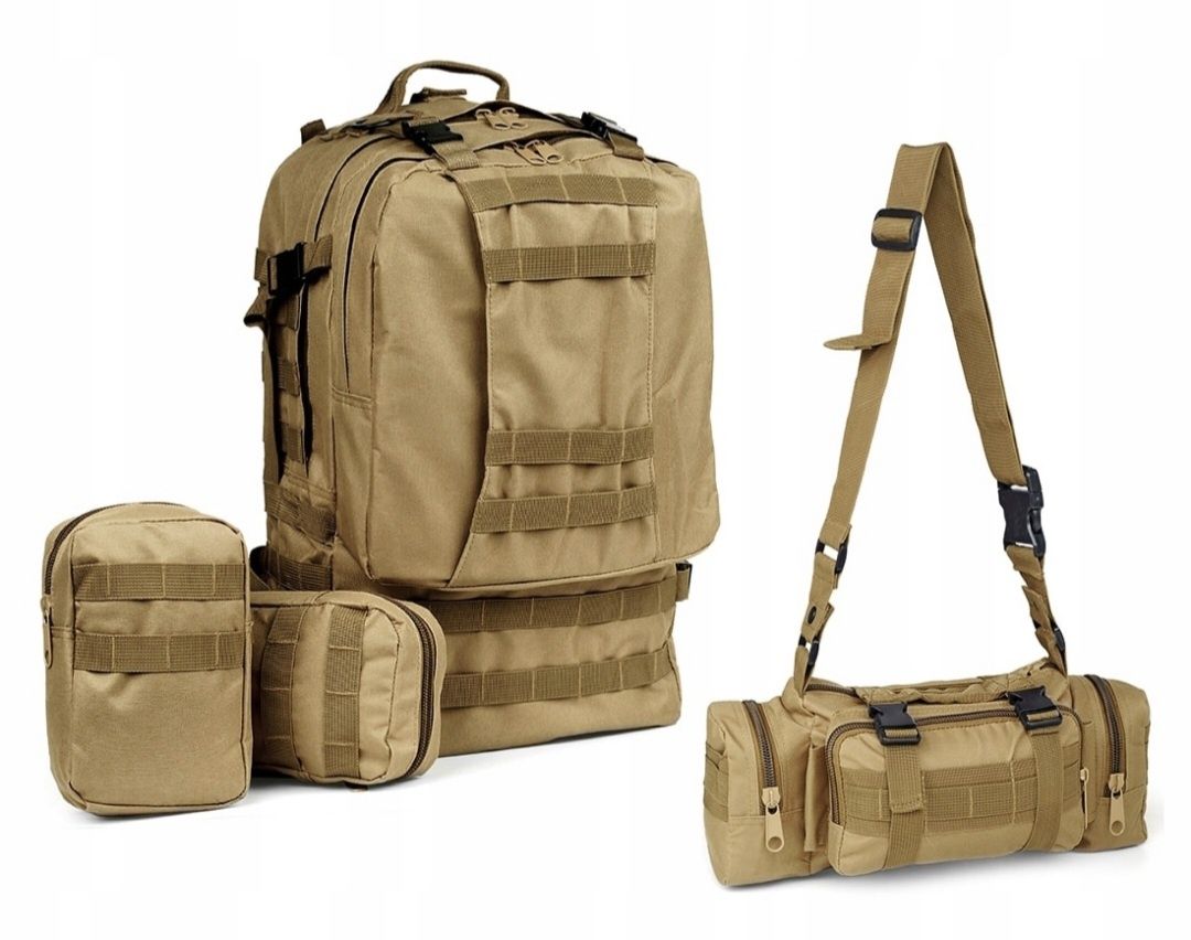 Plecak Wojskowy Zestaw Militarny Survival Plecak Taktyczny Apteczka4w1