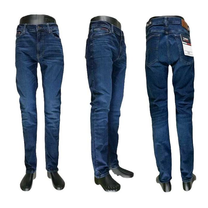 Męskie jeansy Tommy Jeans Simon -Skinny nowe oryg. Hilfiger - W34/L34