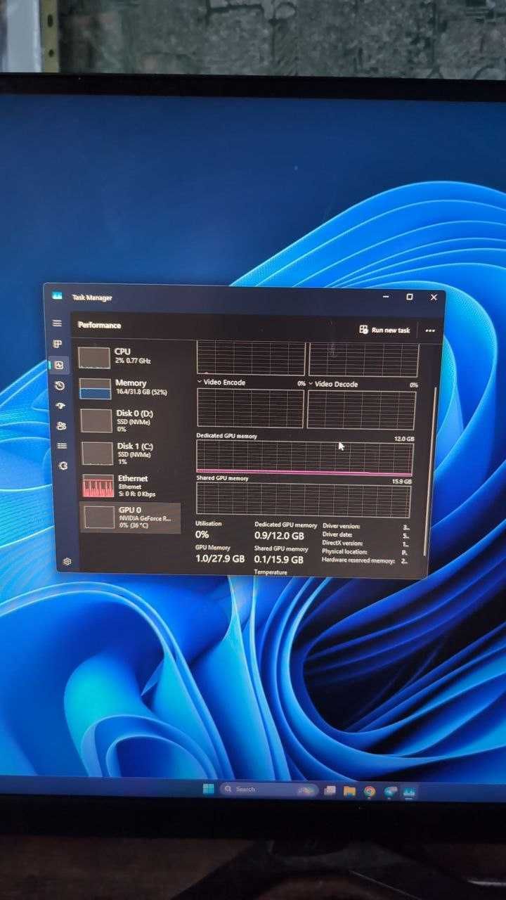 Игровой компьютерGaming PC i5-12400F RTX 4070 12GB, RAM 32GB m.2 1TB