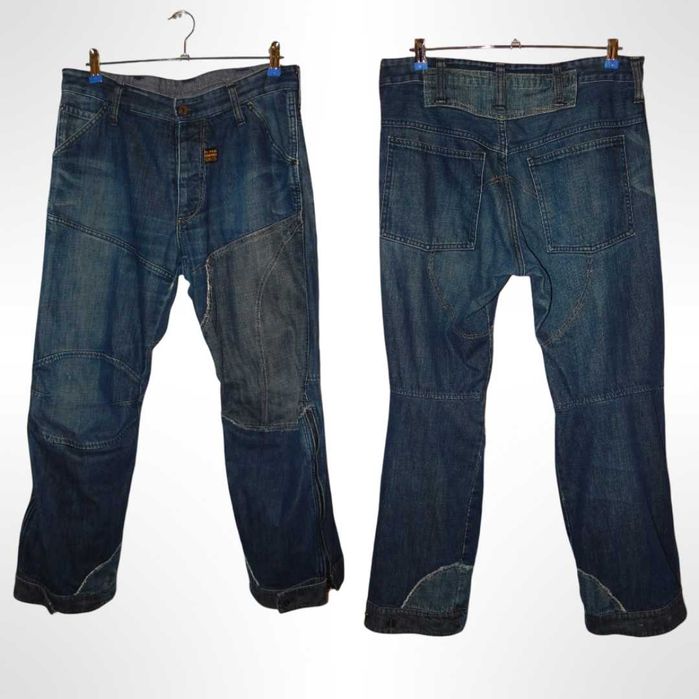 Y2K Винтажные джинсы G-STAR RAW S.C. Concept Elwood. Size W34 L32