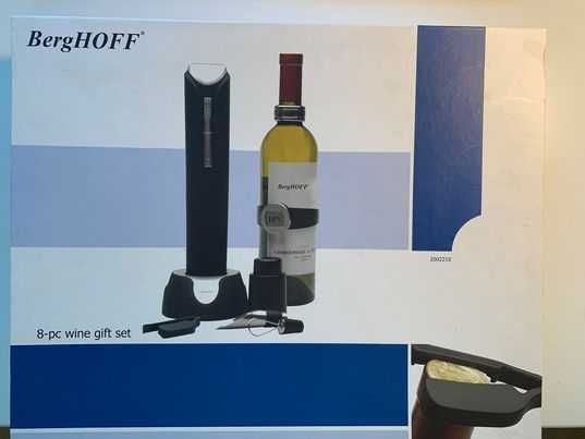 Nowy Elektryczny otwieracz do wina BergHOFF