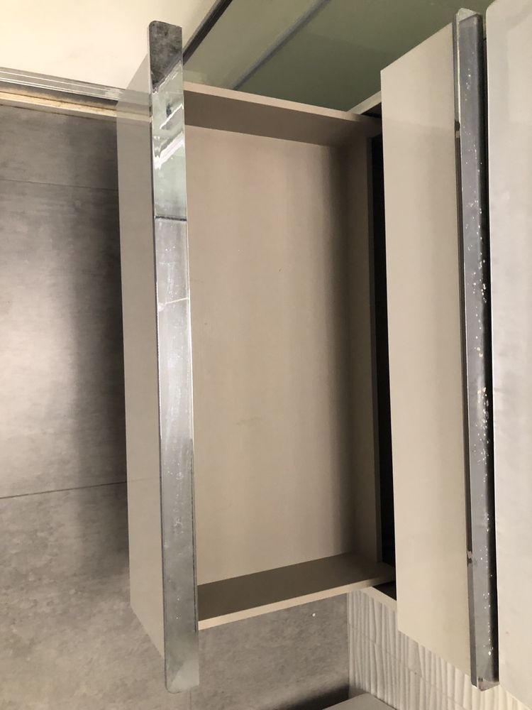 Umywalka 80cm z szafką biała