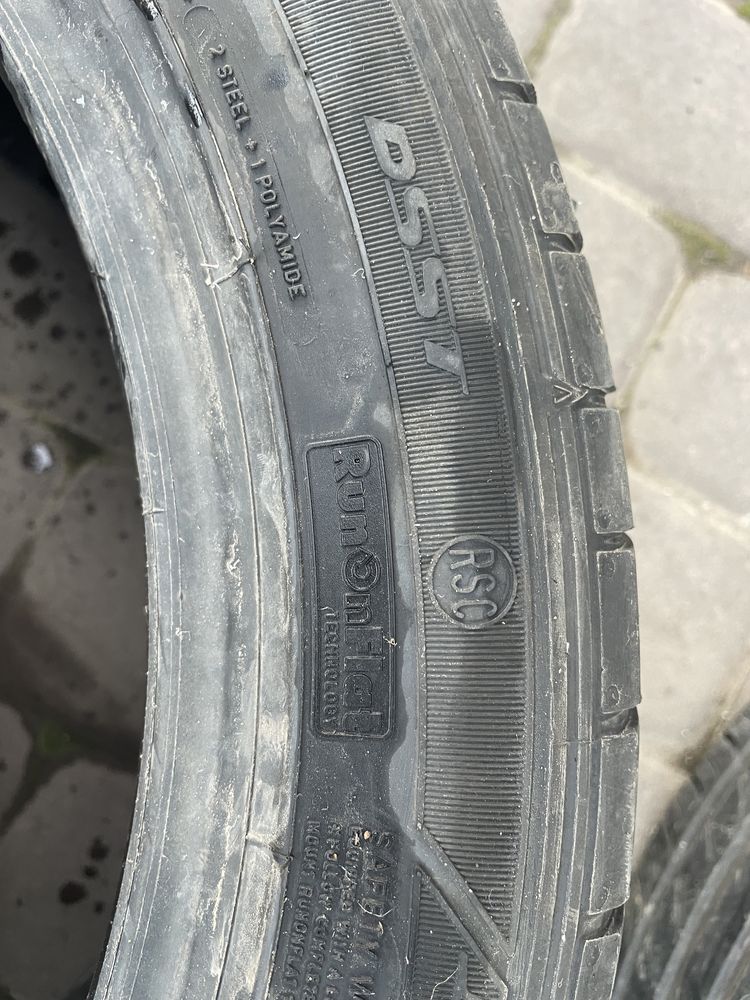 Резина шини літо 245 45 R18  Dunlop run flet