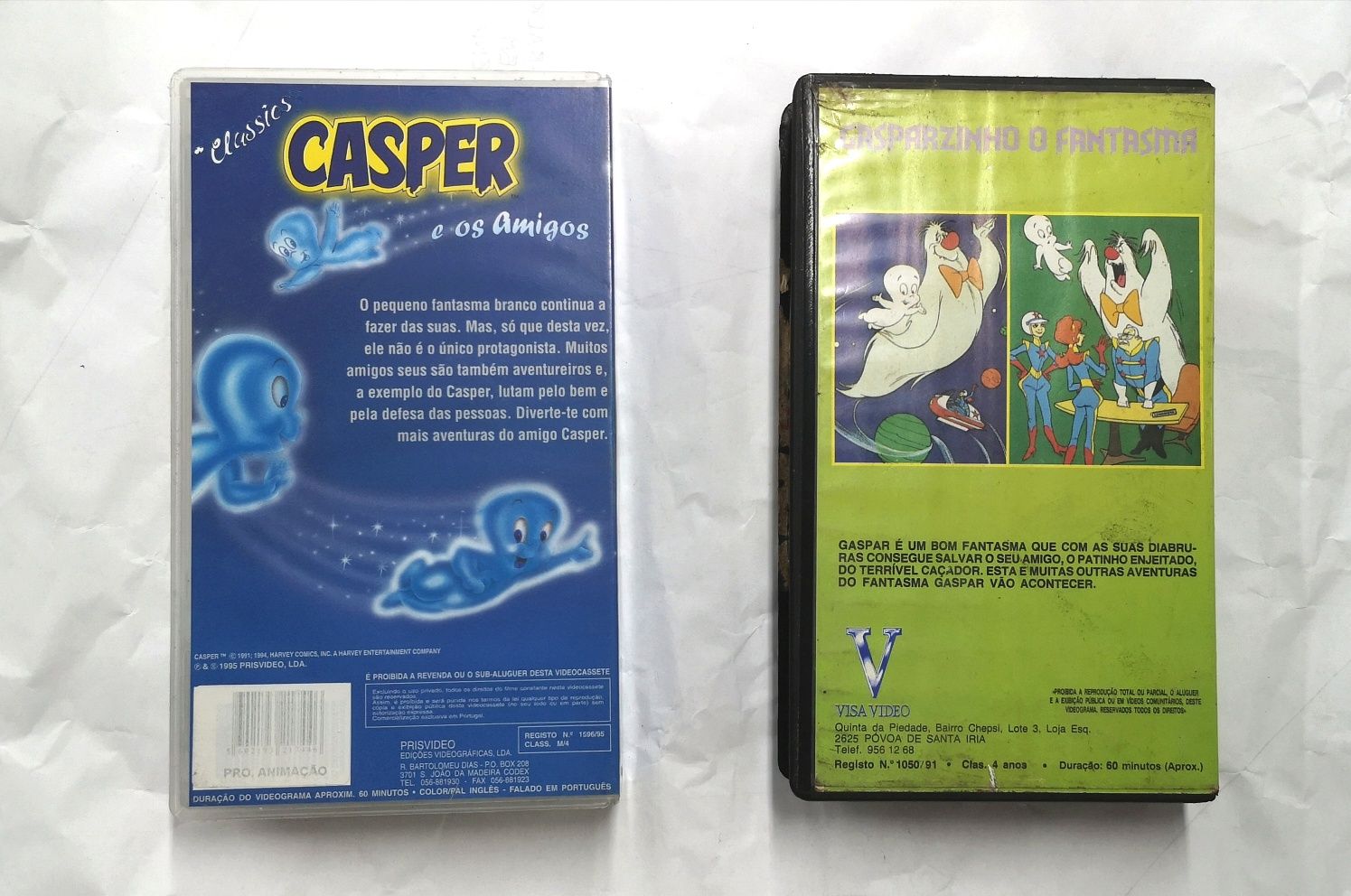 "Casper" e "Gasparzinho, o fantasma" - VHs