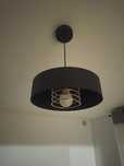 Żyrandol/lampa czarno miedziany