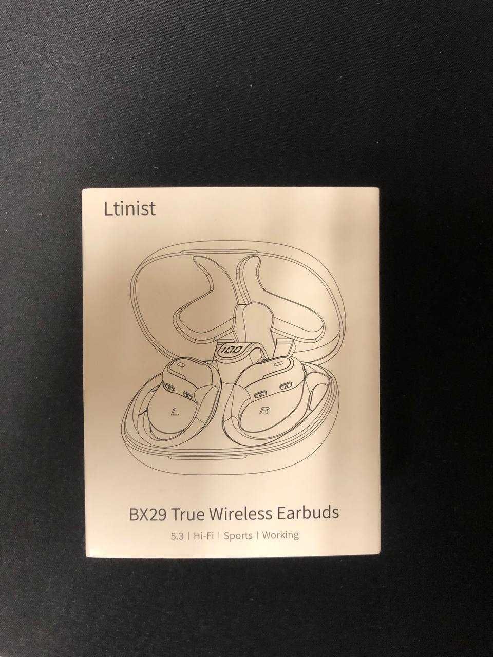 Ltinist Bezprzewodowe słuchawki douszne Bluetooth 5.3, sportowe