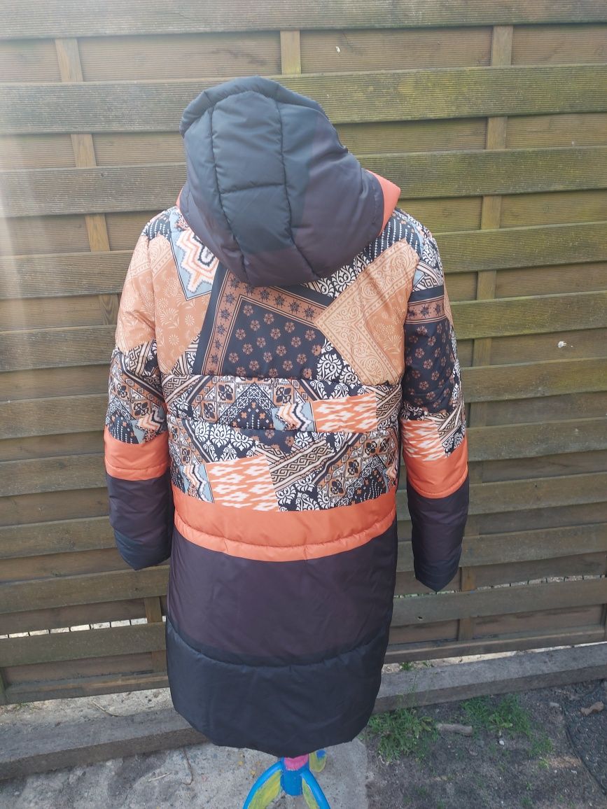 Kurtka z kapturem zimowa damska rozmiar XL/2XL