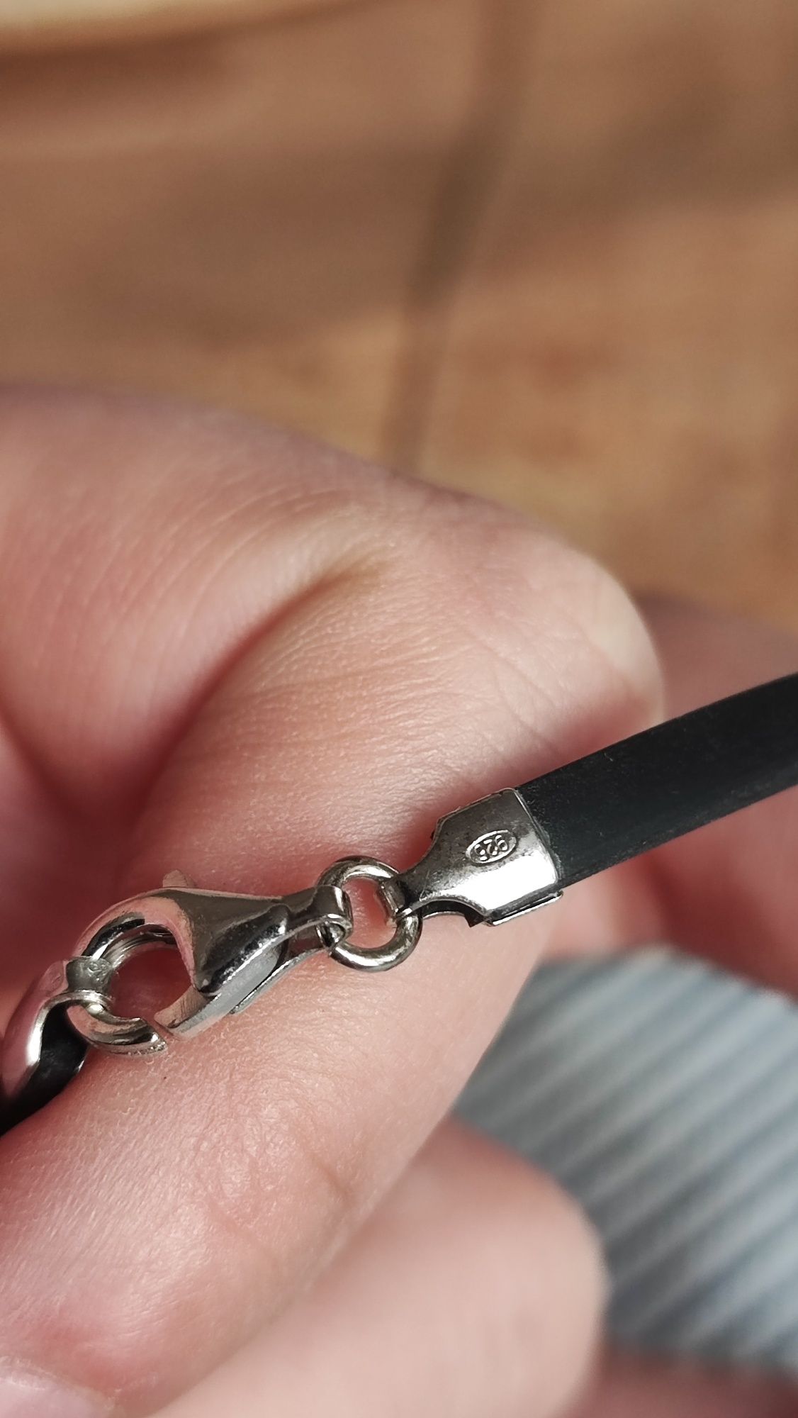 Pulseira em prata 925 com inscrição "Marcelo"