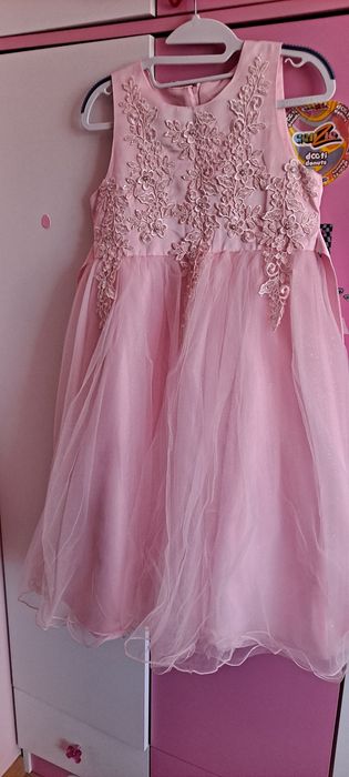 Suknia balowa tiulowa tozm. 164