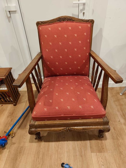 Conjunto de sofás e poltronas vintage