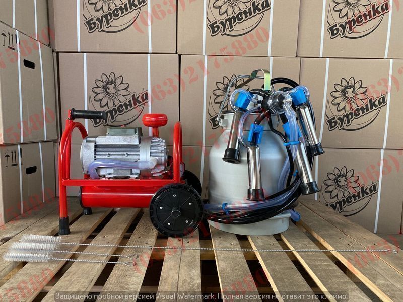 Доїльний апарат "Буренка-1 нержавійка" сухий