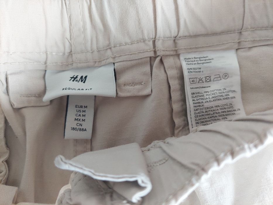 Spodnie bojówki męskie/ młodzieżowe M