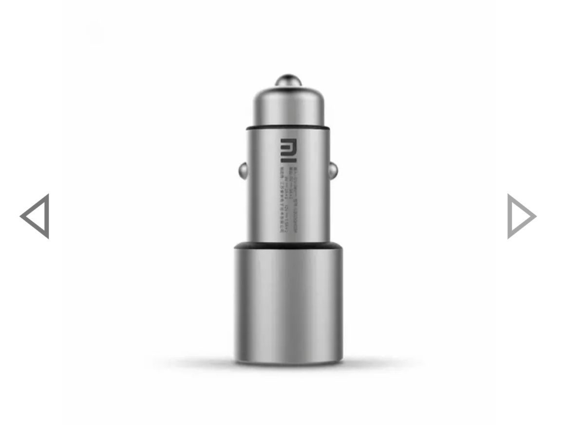 Автомобільний зарядний пристрій Xiaomi Car Quick Charger 3.0 CZCDQ02ZM