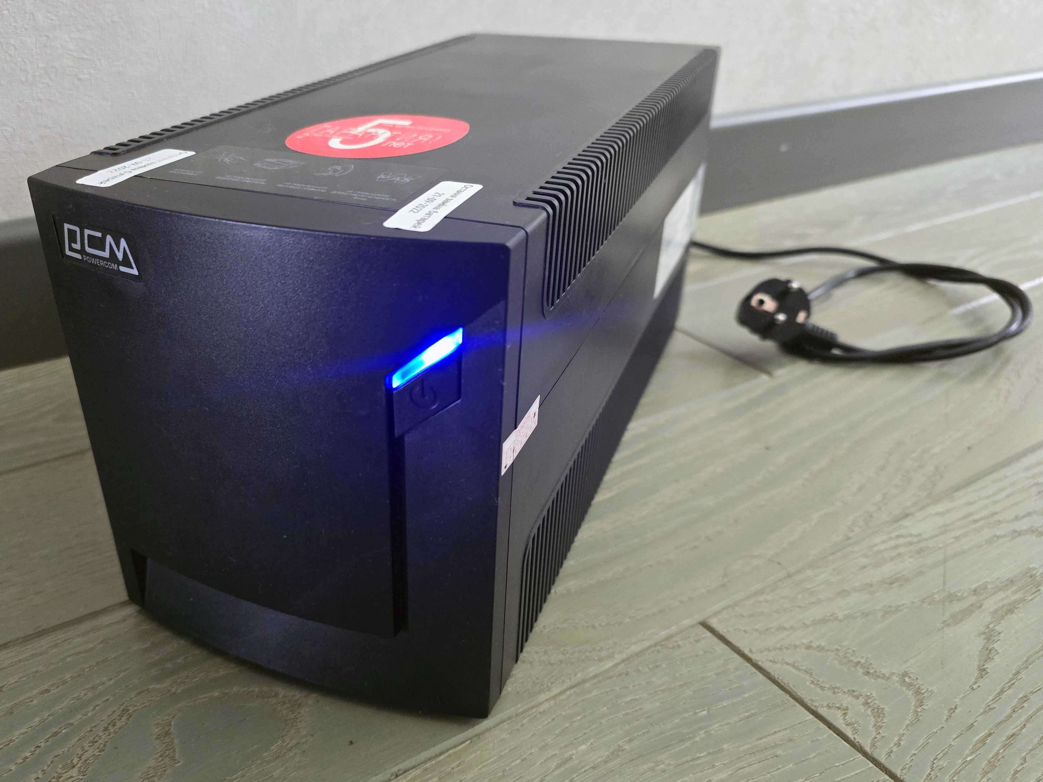 ДБЖ Powercom RPT-1500AP SCHUKO + акумулятори