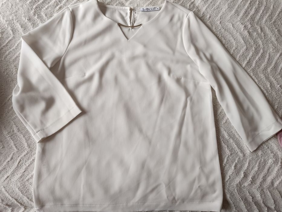 Bluzka QUIOSQUE 40 r, lekki ecru