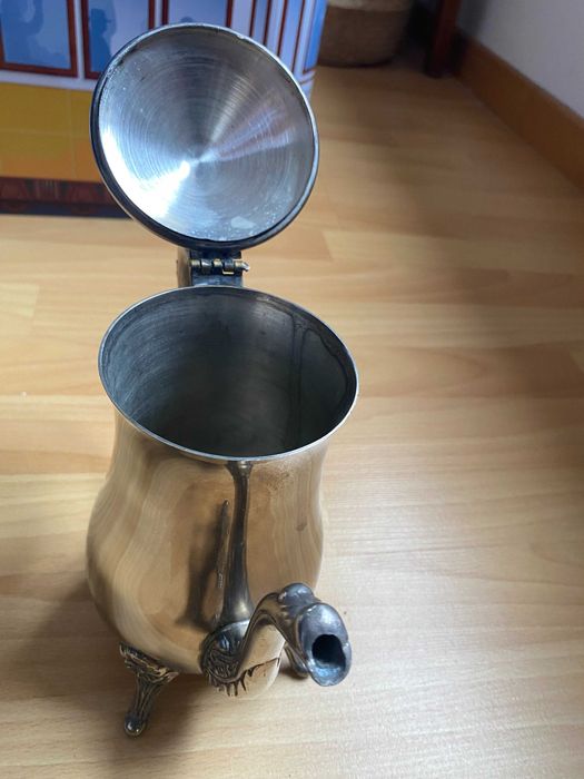 Conjunto serviço de chá em prata