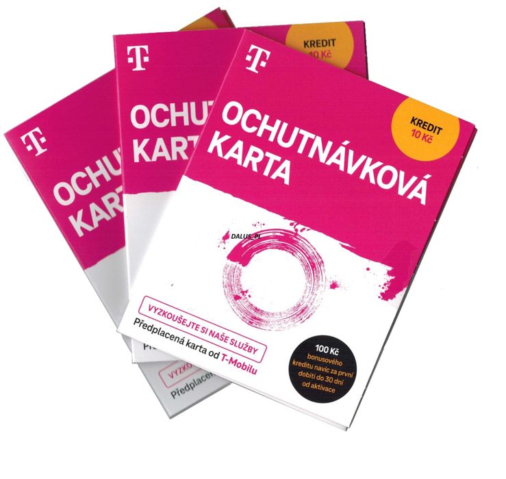 10x Czeska karta SIM T-mobile 10 CZK