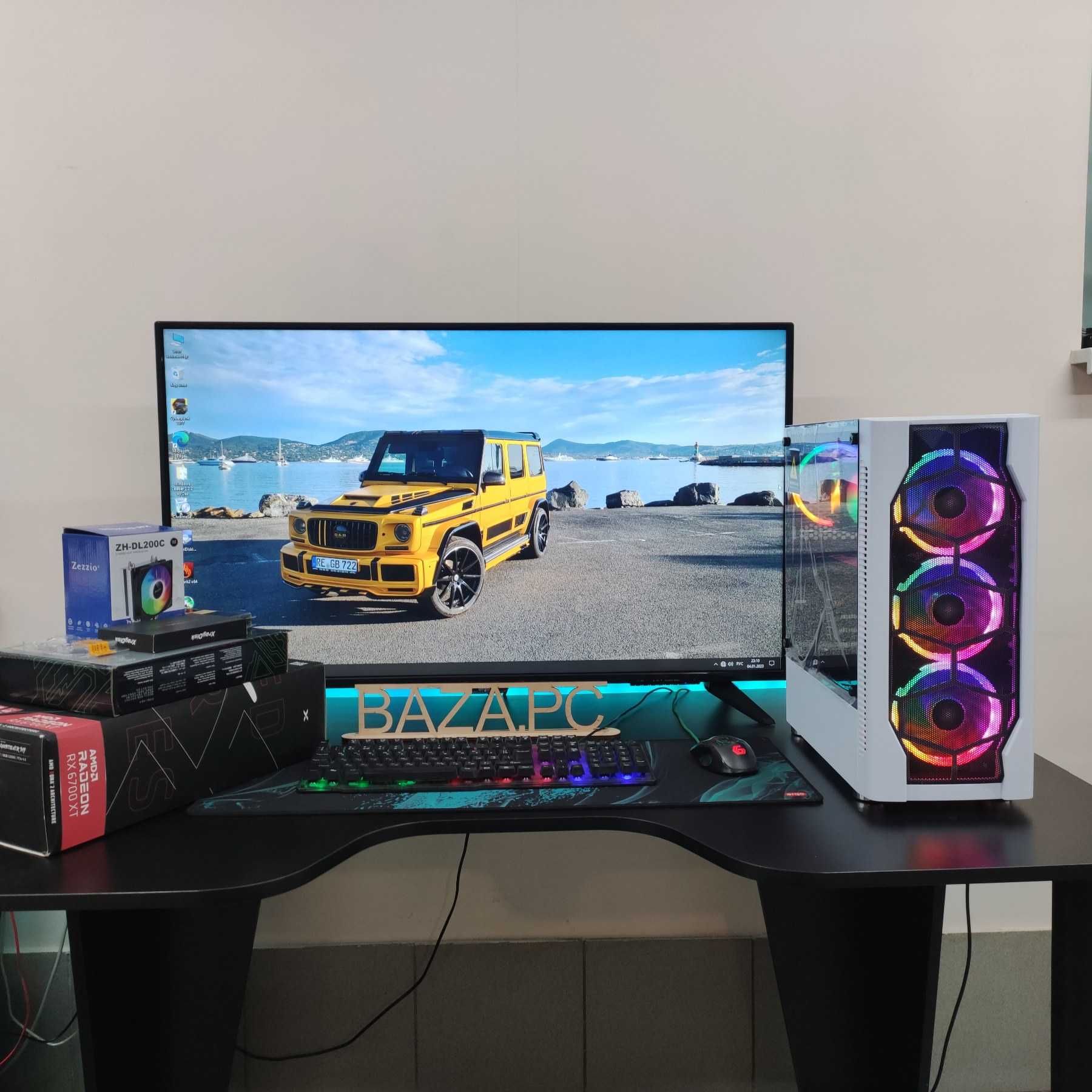 Компютер Новый Ryzen 5 5500, 16GB DDR4, XFX 6700XT 12GB, SSD512GB NVMe