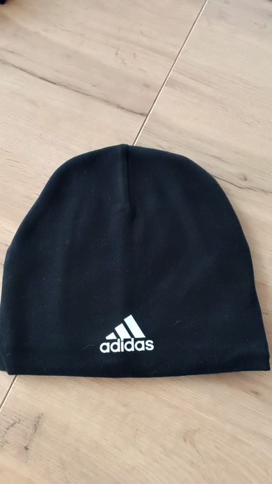 Czapka zimowa męska z polarem w środku kolor czarny nowa